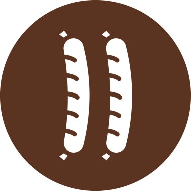 Kahve çekirdeğinin vektör illüstrasyon simgesi