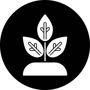 Ağaç simgesinin vektör illüstrasyonu