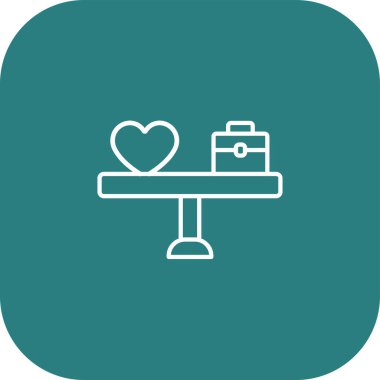 kalp simgesi, vektör illüstrasyonu