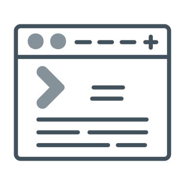 Web sayfası vektör simgesi