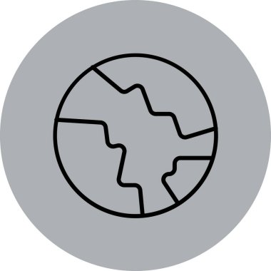 Projeniz için vektör gezegen simgesi