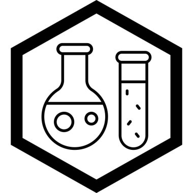 Kimyasal şişe. Basit tasarım