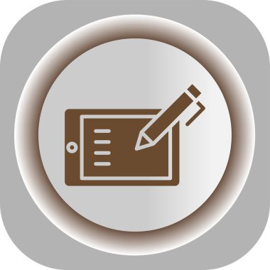 Belge simgesinin vektör illüstrasyonu