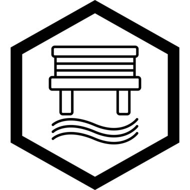 Modern b 'nin vektör illüstrasyonu eksik simgesi