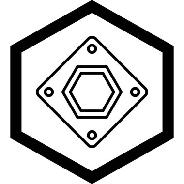 rozet simgesi, vektör simgesi