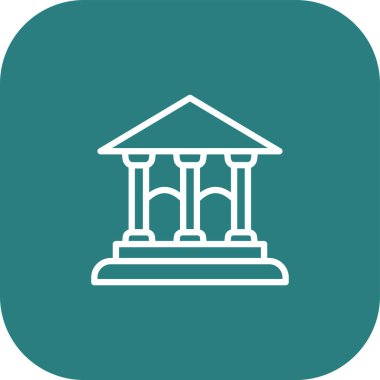 vektör Banka Binası simgesi
