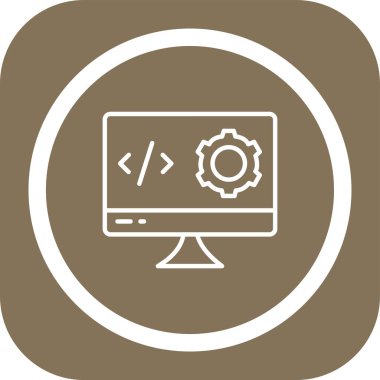 seo modern simgesinin vektör illüstrasyonu