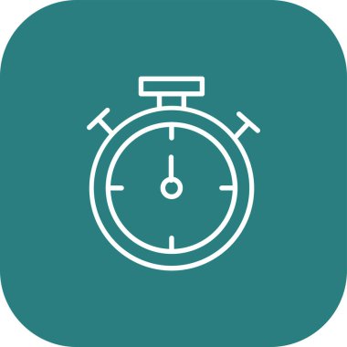 Saat Simgesi Soyut Arkaplanda İzole Edildi