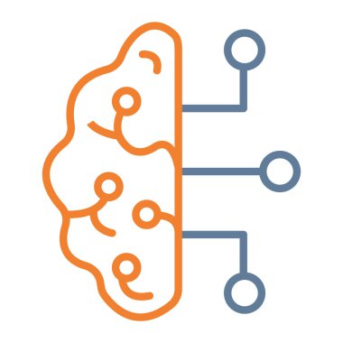 beyin vektör çizim