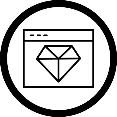 Modern dizüstü bilgisayar simgesinin vektör illüstrasyonu