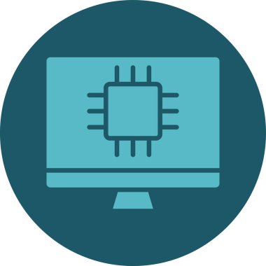 Kolayca düzenleyebilen veya düzenleyebilen Bilgisayar Vektörü simgesi