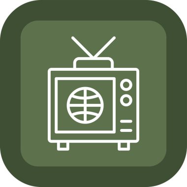 Radyo vektör simge işareti simge vektör çizim kişisel ve ticari kullanım için..