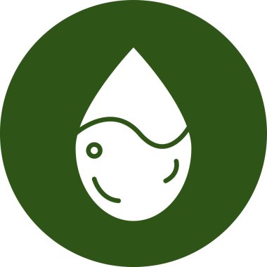 Su. Web simgesi basit tasarım