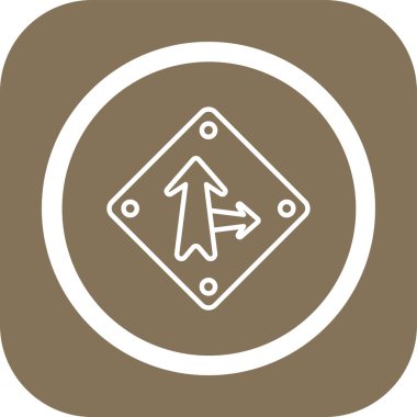 Bir web simgesinin vektör illüstrasyonu