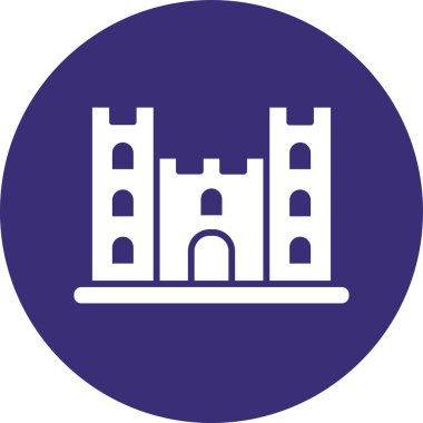 Kale simgesinin vektör illüstrasyonu