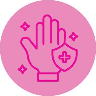 El simgesi vektör illüstrasyonu, vektör illüstrasyonu