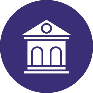 vektör üniversite simgesi, basit illüstrasyon