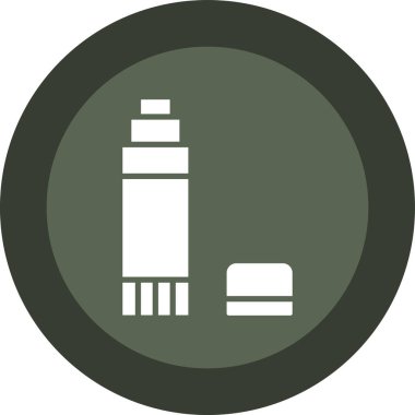 Modern gaz ikonunun vektör illüstrasyonu