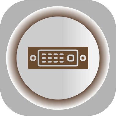 radyo ikonu. Beyaz arkaplanda internet düğmesi