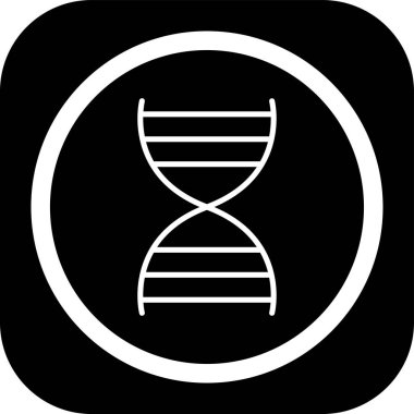 DNA simgesi vektör illüstrasyonu