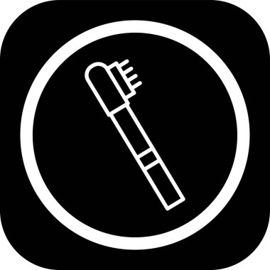 Modern b 'nin vektör çizimi test simgesinden yoksun