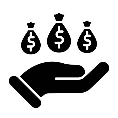 Dolar simgesi, vektör illüstrasyonu