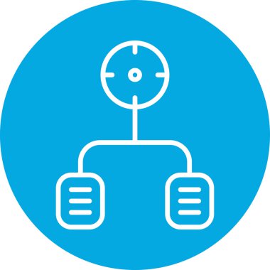 seo modern simgesinin vektör illüstrasyonu