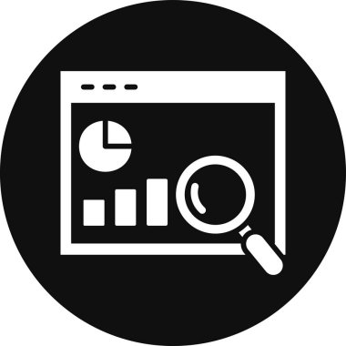 seo modern simgesinin vektör illüstrasyonu