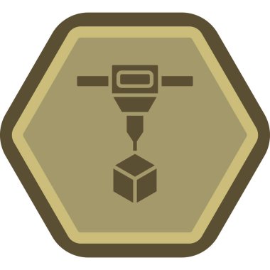 Altıgen vektör simgesi