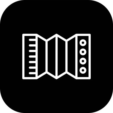 kitap ikonu vektör illüstrasyonu. Siyah renkte beyaz kare düğmesi