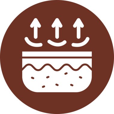 Çikolatalı tatlı, vektör illüstrasyonu