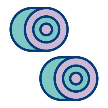 - Şeker. Web simgesi basit illüstrasyon