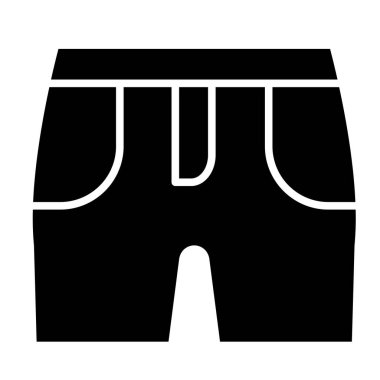 pantolon simgesi vektör illüstrasyonu