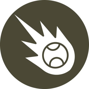 ateş topu ikonu vektör illüstrasyonu