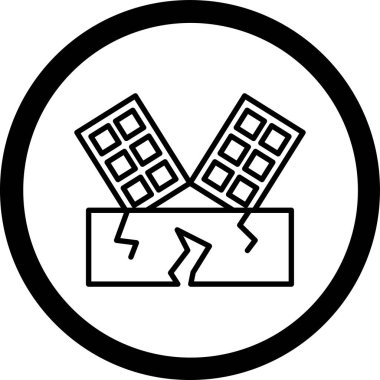 Bir sinema ikonunun vektör illüstrasyonu