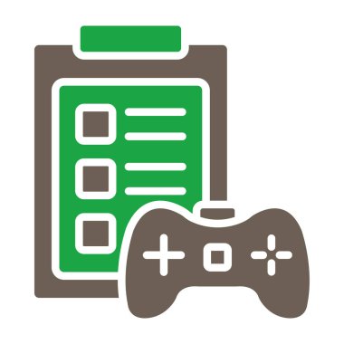 game controller icon. outline illustration of joystick vector icons for web