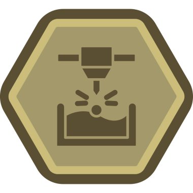 Bir kahve simgesinin vektör çizimi