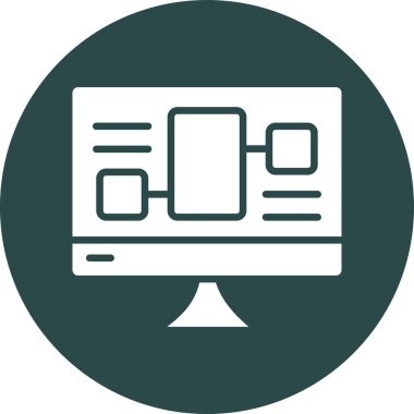 vektör dizüstü simgesi illüstrasyonu