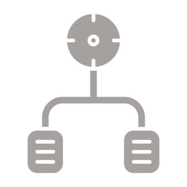 Modern simgenin vektör illüstrasyonu