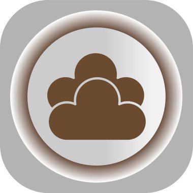 vektör Bulut simgesi illüstrasyonu