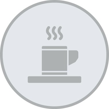 kahve fincanı ikonu vektör illüstrasyonu