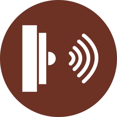 Modern radyo simgesinin vektör illüstrasyonu