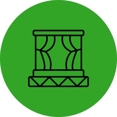 sütun simgesi çizimi