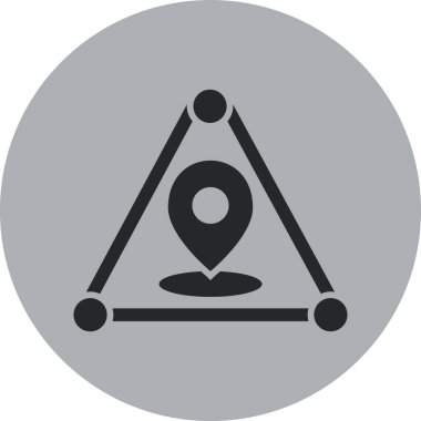 Uyarı işaretinin vektör çizimi