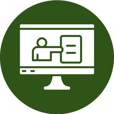 bilgisayar simgesi vektör illüstrasyonu