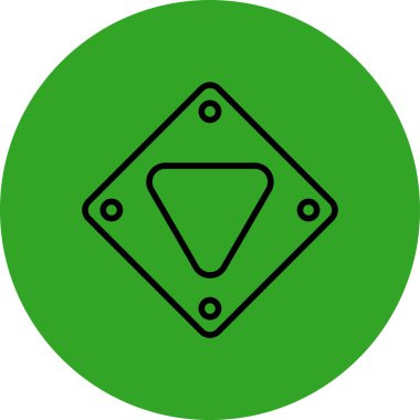 Elmas simgesi vektör illüstrasyonu