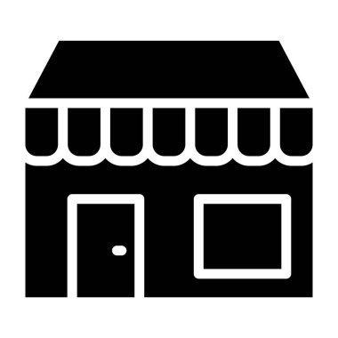 Mağaza binası Basit resimleme