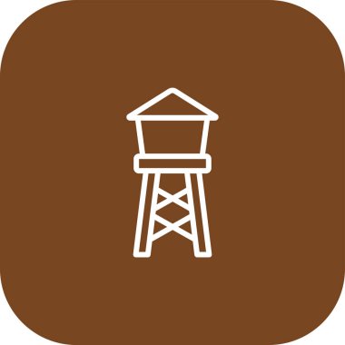 Bir çiftlik simgesinin vektör illüstrasyonu