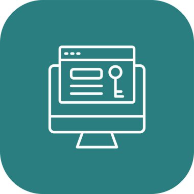 vektör tarayıcı simgesi illüstrasyonu