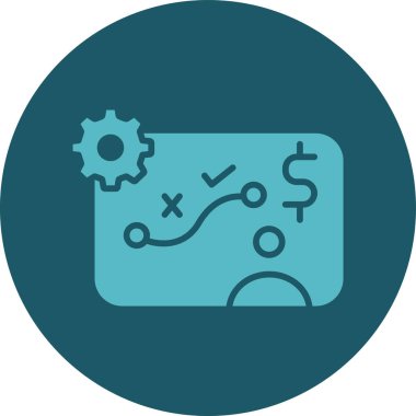 Para için. Web simgesi basit illüstrasyon